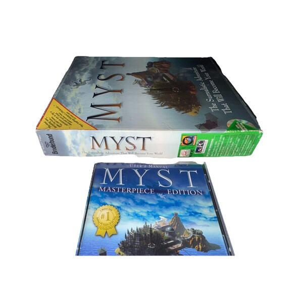 MYST by Broderbund for PC/CD ROM 1996 Big Box Complete Guide Journal Hints - Picture 9 of 10
